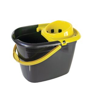 Bucket Great British Recycled With Yellow Wringer 14l