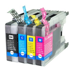 Compatible Brother LC1240 Multipack 4 Ink Cartridges [LC1220BKCMY/LC1240BKCMY]
