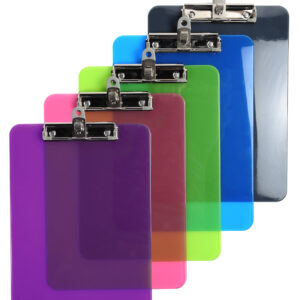 Exacompta Iderama PP Clipboards A4 Pack of 10 Assorted
