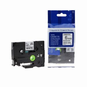 Compatible Brother P-Touch TZe-211 Black on White also for TZ-211 Label Cassette