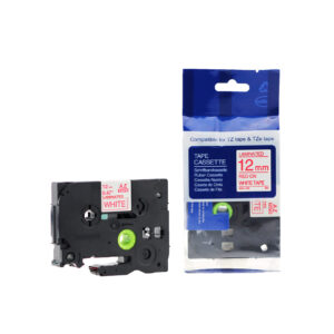 Compatible Brother P Touch TZe-232 Red on White also for TZ-232 Label Cassette