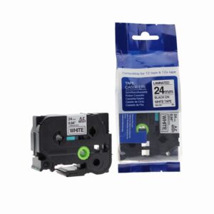 Compatible Brother P Touch TZe-251 Black on White also for TZ-251 Label Cassette