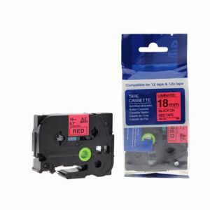 Compatible Brother P Touch TZe-441 Black on Red also for TZ-441 Label Cassette