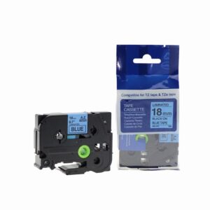 Compatible Brother P Touch TZe-541 Black on Blue also for TZ-541 Label Cassette
