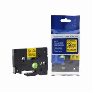 Compatible Brother P Touch TZe-631 Black on Yellow also for TZ-631 Label Cassette