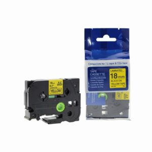 Compatible Brother P Touch TZe-641 Black on Yellow also for TZ-641 Label Cassette
