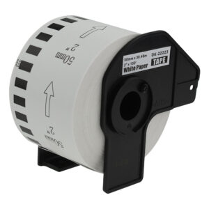 Compatible Brother DK22223 Continuous Length Paper White Tape Roll