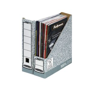 System A4 Magazine File Grey (FSC) Pack of 10
