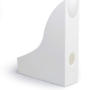 Durable Magazine Rack BASIC White