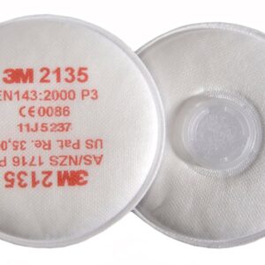 3M P3 Filter Pairs Bayonet Fitting System White 2135 (Pack of 20)