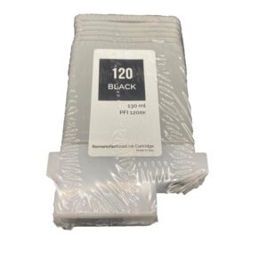 Remanufactured Canon PFI-120BK Black Ink Cartridge