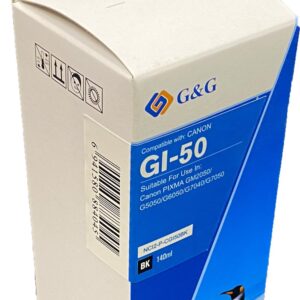 Compatible Canon G+G GI-50PGBK Black Ink Bottle