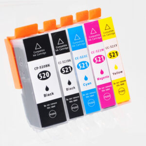 Compatible Canon PGI520BK/CLI521K/C/M/Y Multipack 5 Inkjets