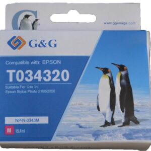 Compatible Epson T0343 Magenta T034340 Inkjet