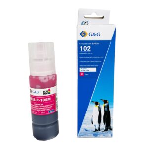 Compatible Epson  102 Ecotank Magenta Ink Bottle C13T03R340