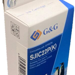 Compatible Epson G+G SJIC22BK C33S020577 Black Inkjet