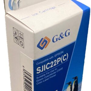 Compatible Epson G+G SJIC22C C33S020581 Cyan Inkjet