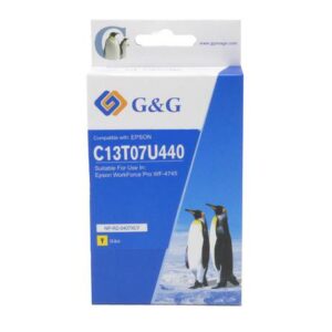 Comp Epson G+G 407XL C13T07U440 Yellow Ink Cartridge