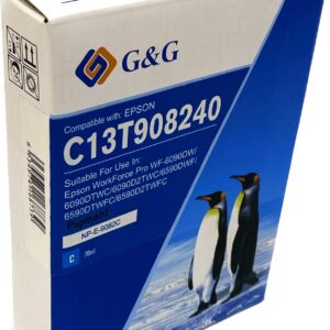 Compatible Epson T9082 Cyan Hi Cap C13T908240 Inkjet