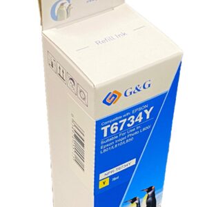 Compatible Epson  C13T67344A Yellow Ink Bottle