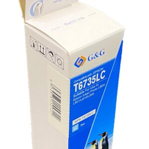 Compatible Epson  C13T67354A Light Cyan Ink Bottle