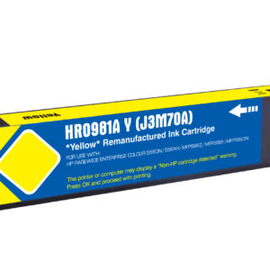 Remanufactured HP 981A Yellow J3M70A Inkjet