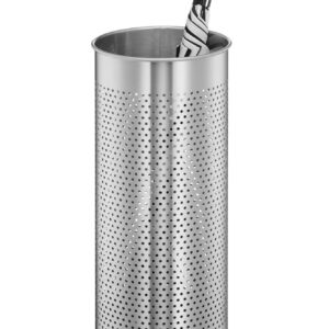 Durable Metal Umbrella Stand Silver