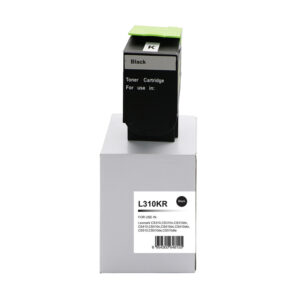 Remanufactured Lexmark CS310BK Black 70C2HK0 702HK also for 700H1 Toner