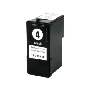 Remanufactured Lexmark 4 Black 18C2460BR 18C1974 Inkjet