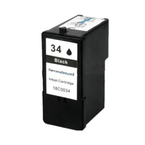 Remanufactured Lexmark 34XLBK Black Hi Cap 18C0034 Inkjet