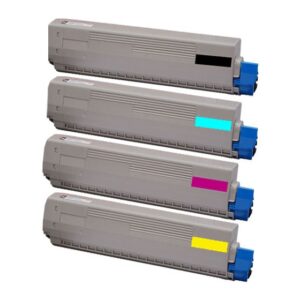 Remanufactured OKI C801BK Black 44643004 Toner
