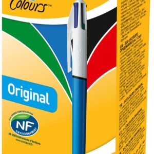BIC 4 Colours Original Ballpoint Pens Pack of 12