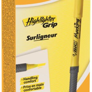BIC Brite Liner Highlighters Yellow Pack of 12