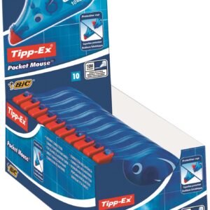 Tipp-Ex Pocket Mouse Correction Tape Roller Pack of 10