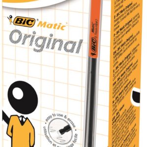 BIC Matic Classic Mechanical Pencil Assorted Colour Barrel Pack of 12