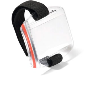 Durable Arm Band ID Card Holder Clear