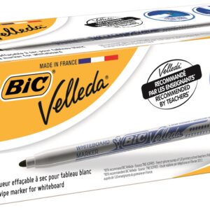 BIC Velleda 1721 Whiteboard MarkerFine Black Pack of 24