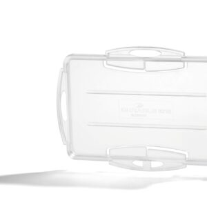 Durable 2 ID Card Holder Clear