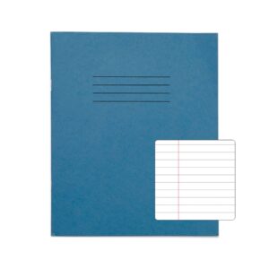 RHINO 8 x 6.5 Exercise Book 48 Page, Light Blue, F8M (Pack of 100)