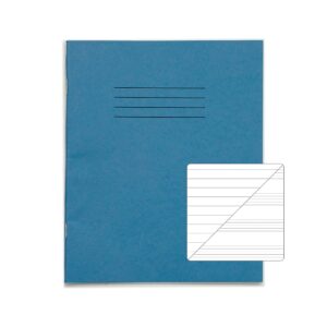 RHINO 8 x 6.5 Music Book 48 Page, Light Blue, F8/M8 (Pack of 10)
