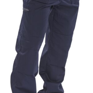 Beeswift Action Work Trousers Navy Blue 34S