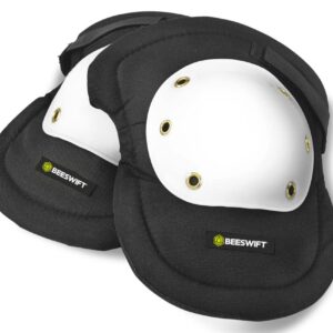 Beeswift Riveted Cap Knee Pads White / Black