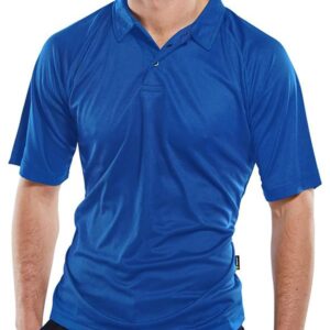Beeswift B-Cool Wicking Polo Shirt Royal Med