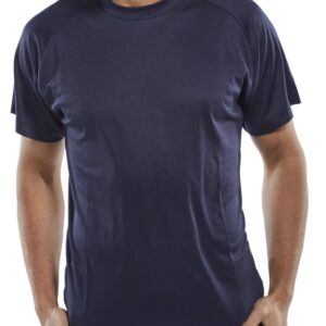 Beeswift B-Cool Lightweight Tee Shirt Navy Blue S