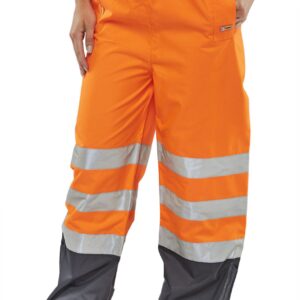 Beeswift Belfry Trousers Orange / Navy M