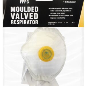 Beeswift B-Safe FFP3 Moulded Valved Cup Respirator