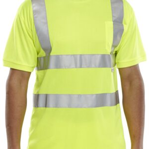 Beeswift Crew Neck T-Shirt Saturn Yellow L