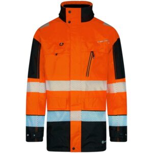 Beeswift DELTIC HI-VIS JACKET TWO-TONE  Orange Black L