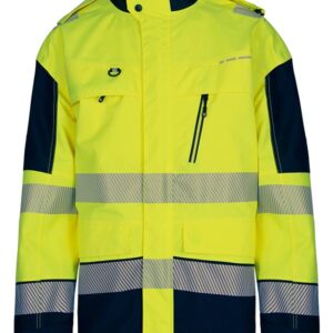 Beeswift DELTIC HI-VIS JACKET TWO-TONE  Saturn Yellow N XL