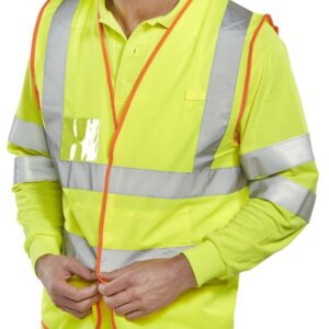 Beeswift B-Safe Pre-Pack Multi-Purpose Vest Saturn Yellow XL
